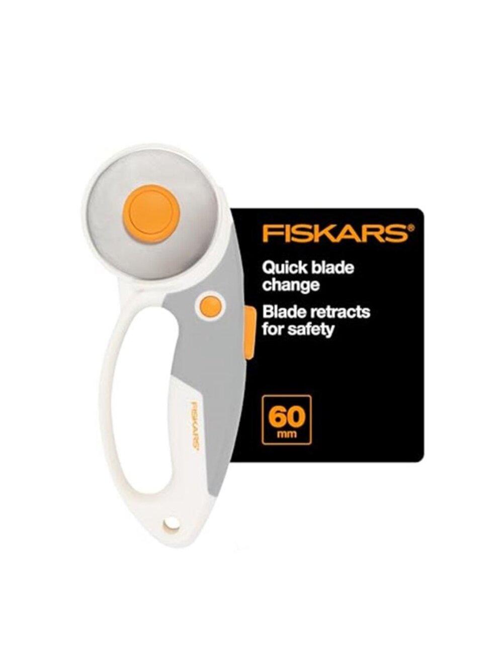 60mm Rotary Cutter for Fabric with Ergonomic Loop Grip And Comfort Handle